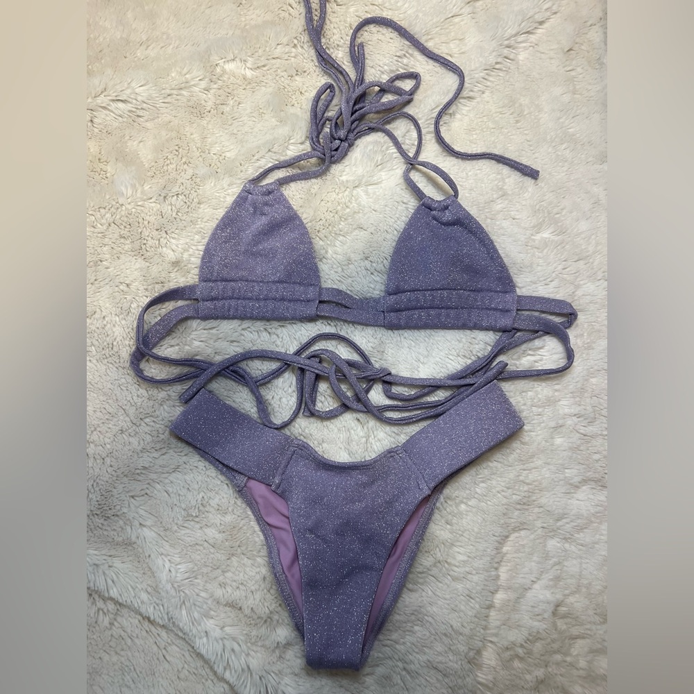 Montce lilac sparkle bikini